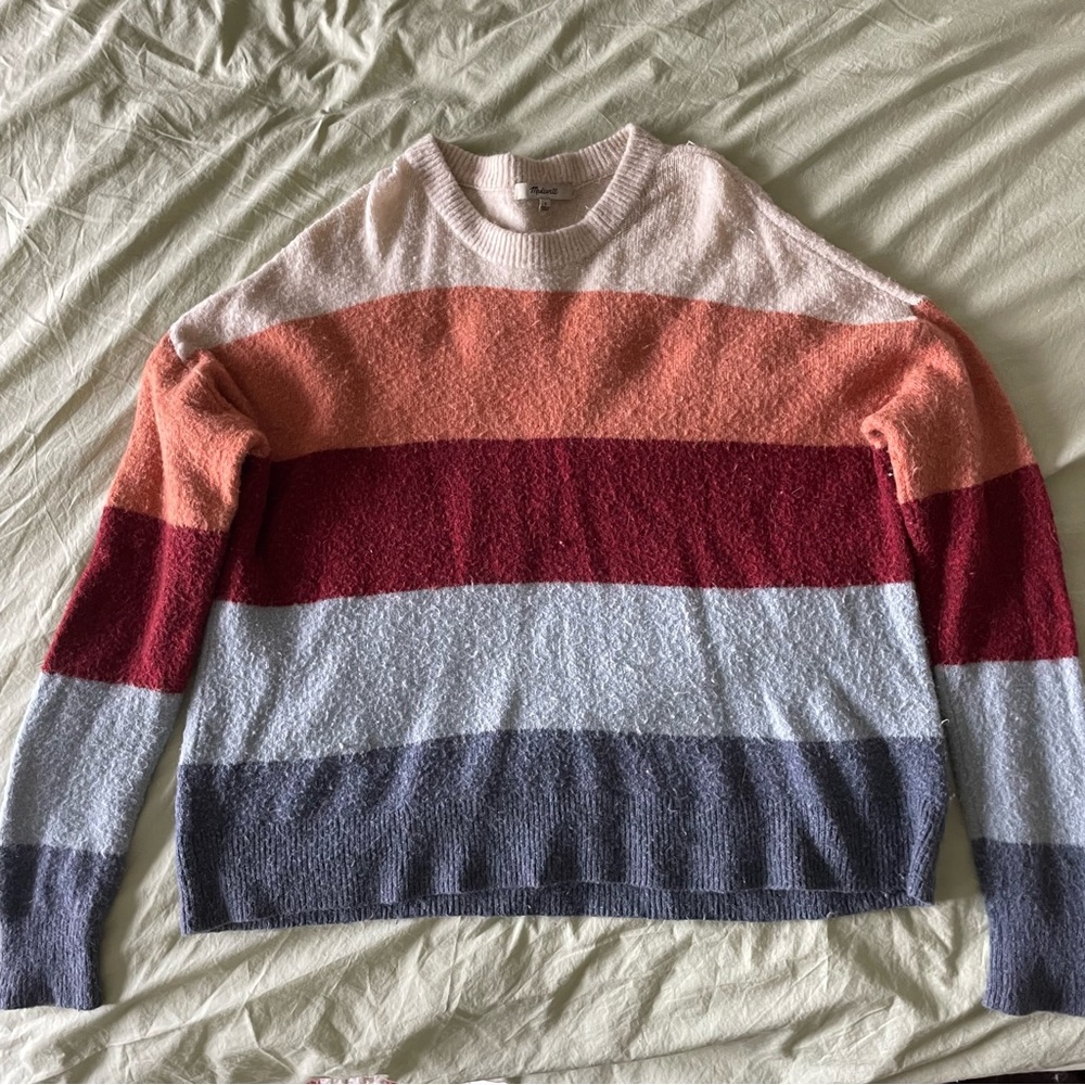 Madewell colorblock sweater